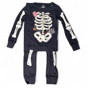 Carter's Black Skeleton Pajama Set